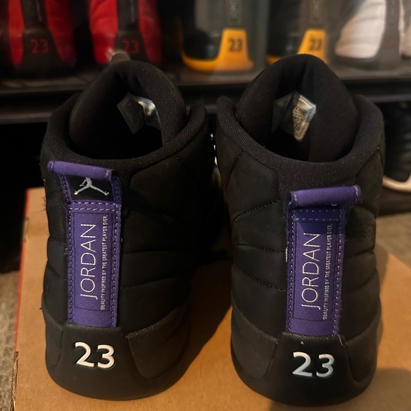 Jordan 12 Black and Purple concord